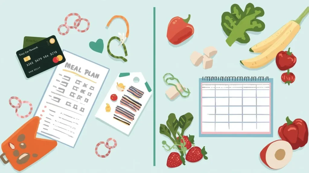 combine cashback meal planning